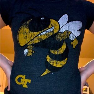 Distressed GA Tech tshirt